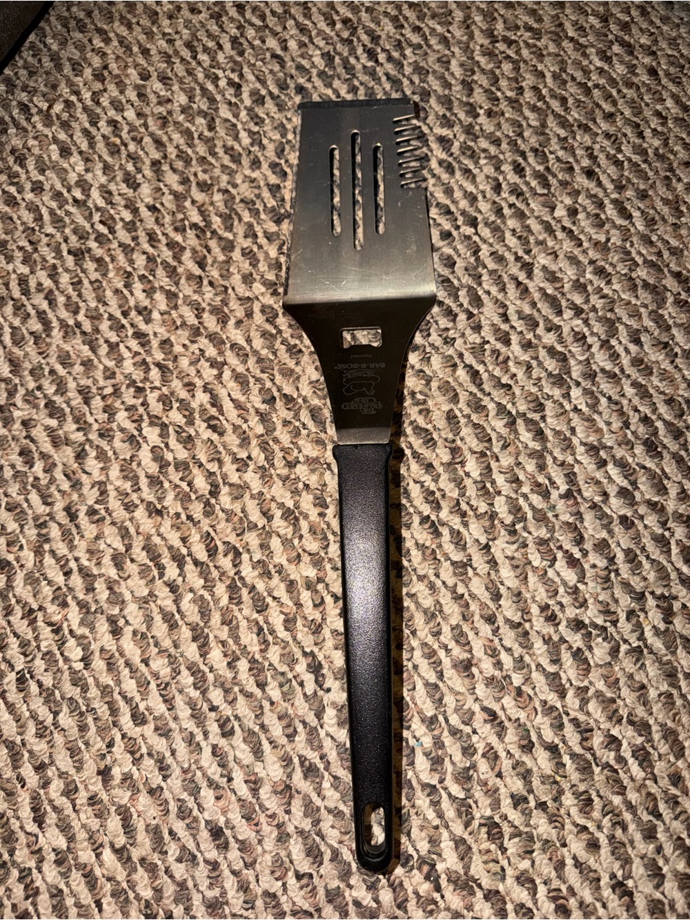 The Pampered Chef Black Stainless Steel Grill Spatula